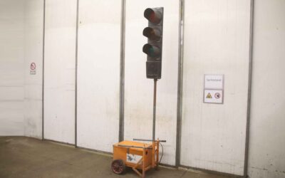 Ampelanlage 2 Stück von nissen - auf Batteriewagen