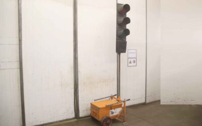 Alternative view of Ampelanlage 2 Stück von nissen - auf Batteriewagen