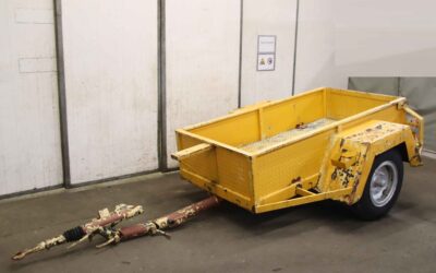 Alternative view of Anhänger Baumaschinenanhänger von unbekannt - 1-Achser