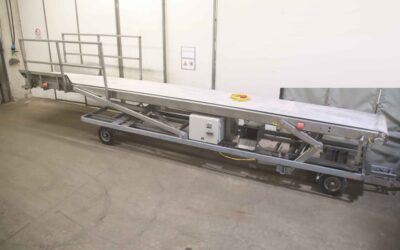 Förderband Edelstahl frequenzgeregelt von unbekannt - 7160 x 770 mm