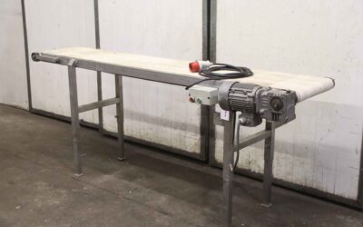 Förderband 14,5 m/min Edelstahl von Hagemann - 2195 x 385 mm