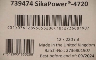 Klebstoff 12 Kartuschen von Sika - SikaPower -4720 2K – Bild 7