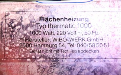 elektrische Heizung von Wibo - thermatic 1000 – Bild 7