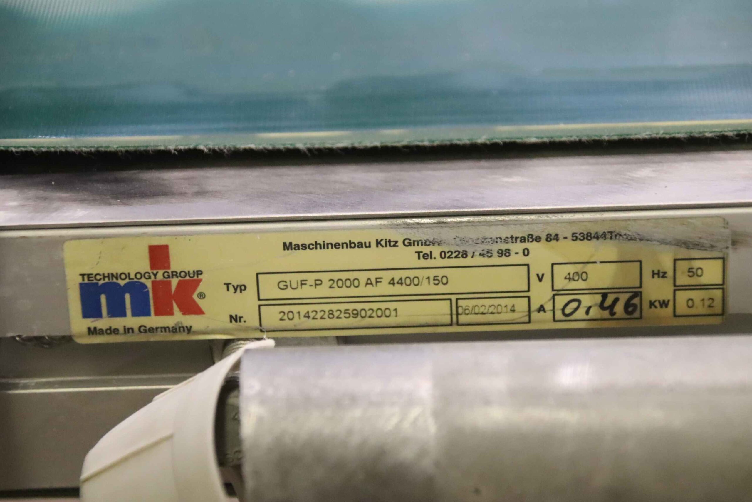 Förderband 6 m/min von MK - GUF-P 2000 AF 4400/150 – Bild 4