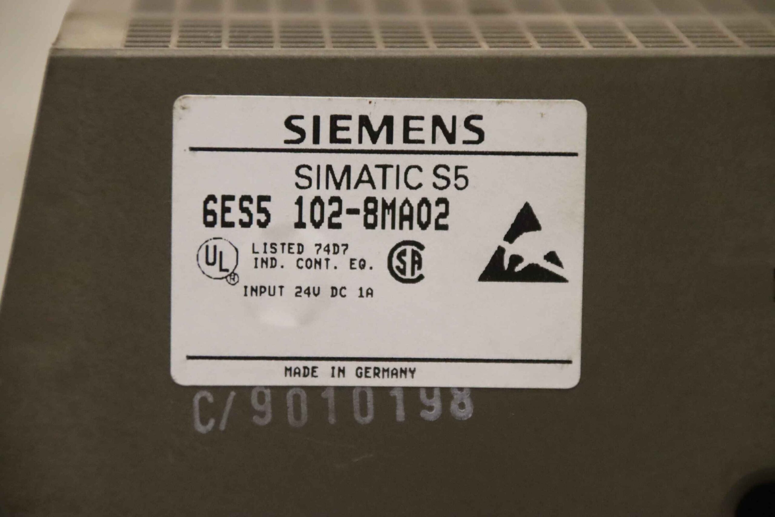 Zentralbaugruppe von Siemens - 6ES5 102-8MA02 Simatic S5-100U 6ES5 275-OLA15 – Bild 4