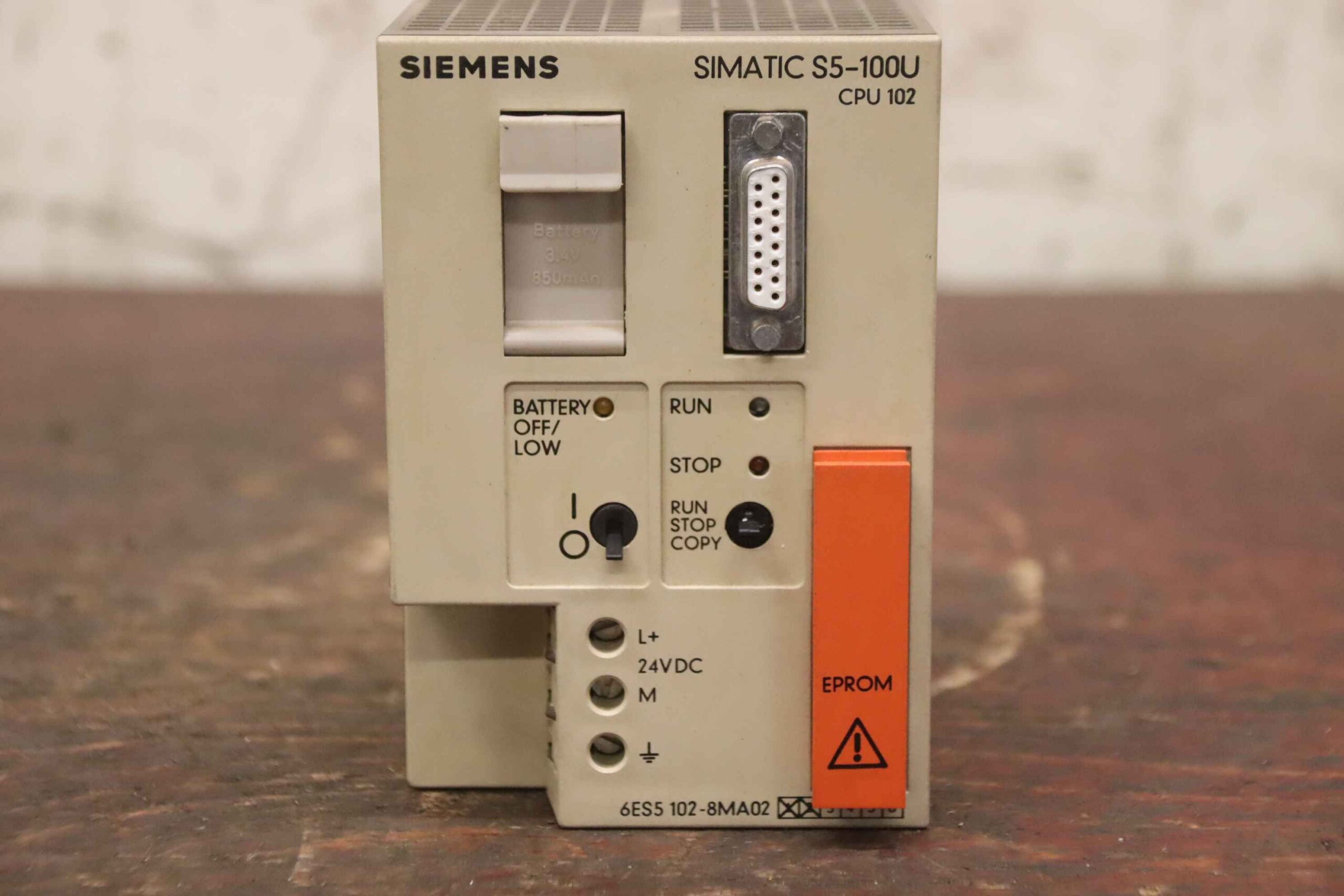 Zentralbaugruppe von Siemens - 6ES5 102-8MA02 Simatic S5-100U 6ES5 275-OLA15 – Bild 5
