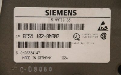 Zentralbaugruppe von Siemens - 6ES5 102-8MA02 Simatic S5-100U 6ES5 275-OLA15 – Bild 15