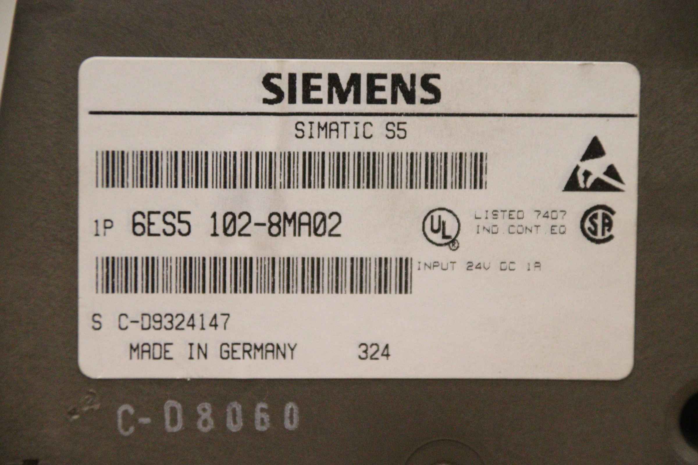Zentralbaugruppe von Siemens - 6ES5 102-8MA02 Simatic S5-100U 6ES5 275-OLA15 – Bild 15