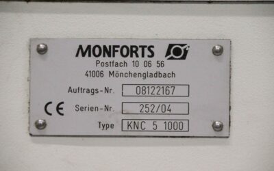 Drehmaschine-zyklengesteuert von Monforts - KNC 5 1000 – Bild 4