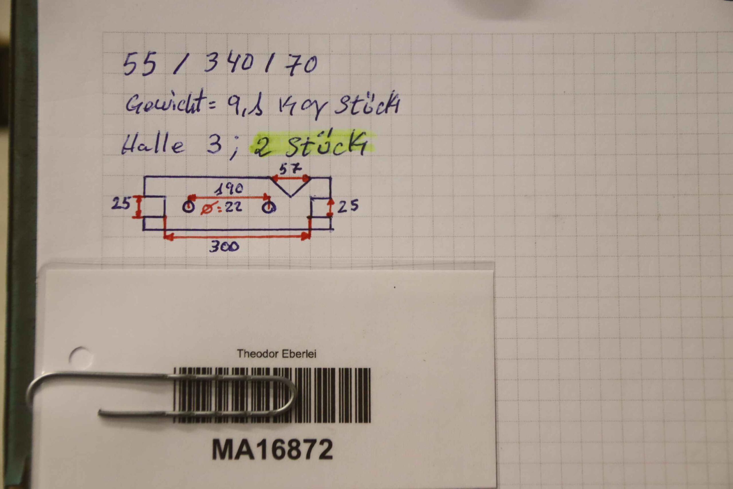 Lünette Unterteil 2 Stück von unbekannt - 79031/4 340/55/H70 mm – Bild 6