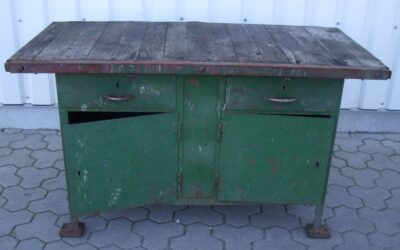 Werkbank von Stahl - Typ 1530x800