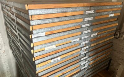 Holz-Regalböden 100 x 50/60  x 3 cm von unbekannt - Höhe 2m/3m Tiefe 50/60 cm – Bild 9