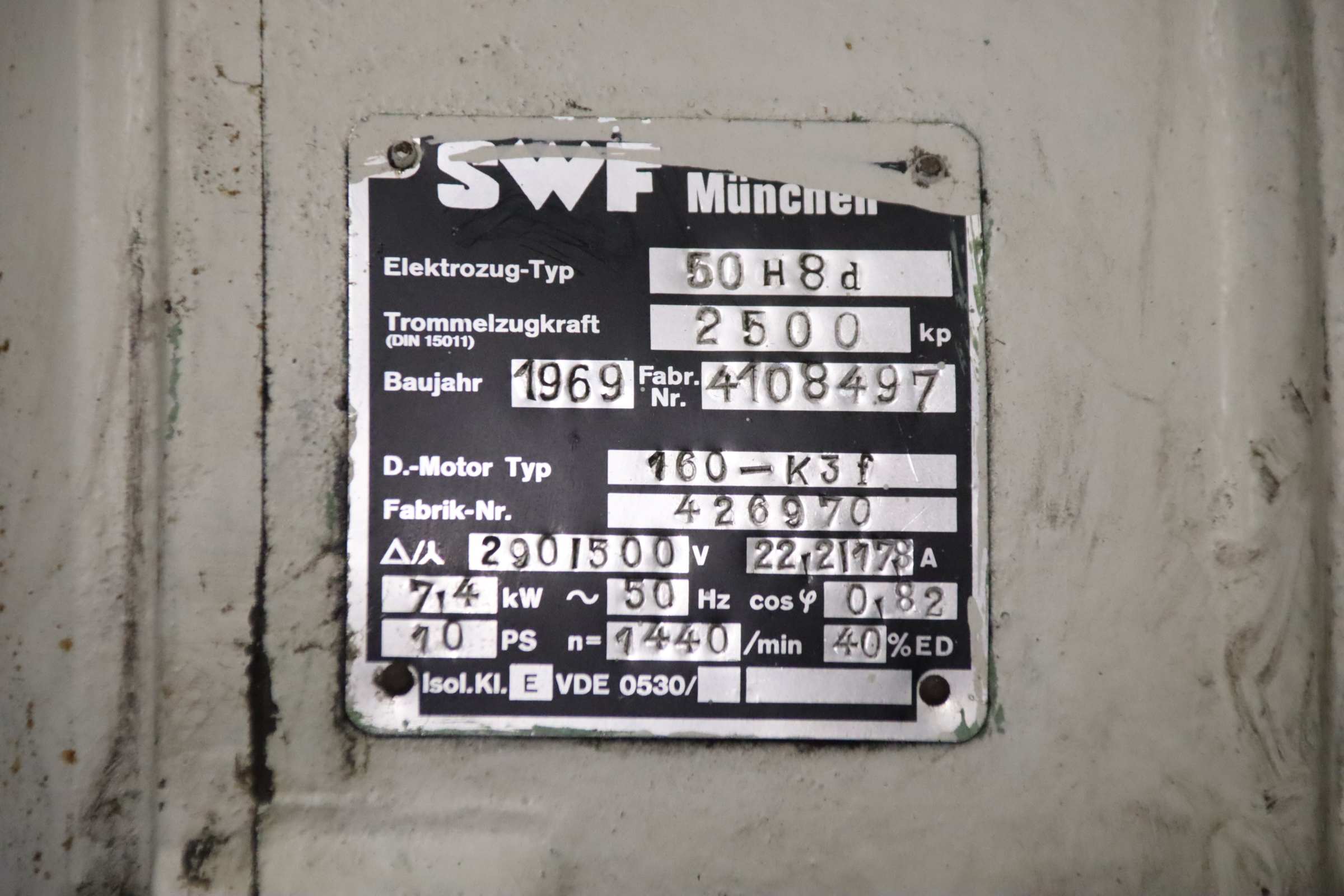 Kranfahrwerk mit Elektroseilzug 10.000 kg von SWF** - 50H8d – Bild 5