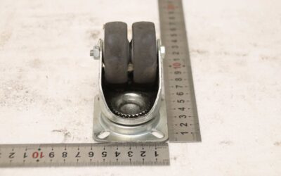 Lenkrollen 4 Stück von Dörner & Helmer - 778310  Ø 50 mm Gummi – Bild 3