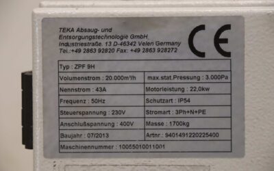 Filteranlage Absauganlage von TEKA - ZPF9 – Bild 4