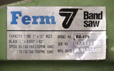 Metalbandsäge von Ferm - BZ-175 – Bild 4