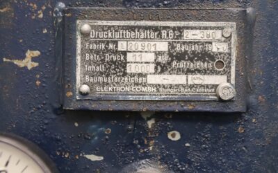 Druckluftbehälter von ELEKTRON-COMBH - 1000 L 11 bar – Bild 4