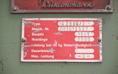 Schwenkbiegemaschine 2500 x 3 mm von LOTZE - HZ 2500/3 – Bild 7