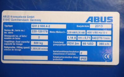 Säulenschwenkkran Ausleger 3 m /500 kg von Abus - LS – Bild 6