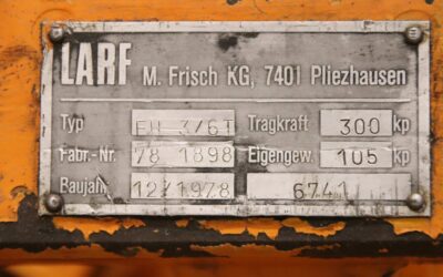 Scherenhubtischwagen 300 kg von Larf - FH 3/6T – Bild 4