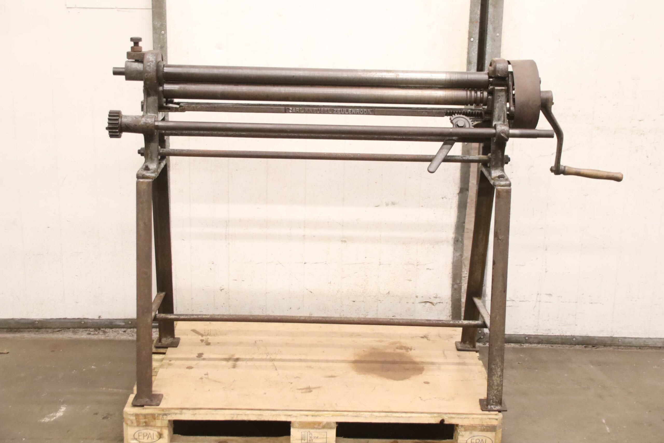 3-Walzen Rundbiegemaschine von Carl Kneusel - 1000 mm – Bild 3