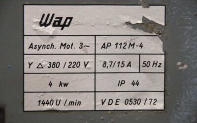 Elektromotor 4 kW 1440 U/min von Wap - AP 1112M-4 – Bild 4