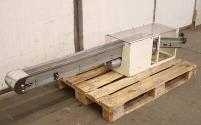 Alternative view of Förderband 4,2 m/min abgewinkelt von unbekannt - 1355/340 x 80 mm abgewinkelt