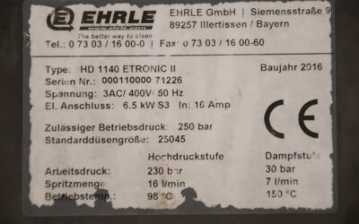 Hochdruckreiniger von Ehrle - HD 1140 Electronic II – Bild 4