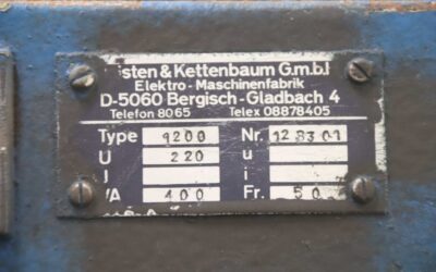 Strahlanlage von Joisten & Kettenbaum - 1200  1400/1060/H2000 mm – Bild 4