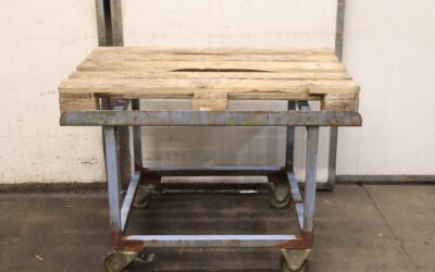 Palettenwagen Transportwagen von Edelstahl - 1200/845/H800 mm – Bild 4