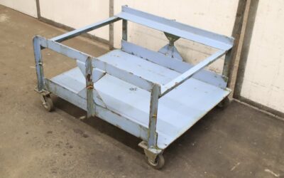 Palettenwagen Transportwagen von Edelstahl - 1090/950/H560 mm