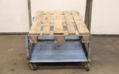 Palettenwagen Transportwagen von Edelstahl - 1090/950/H560 mm – Bild 4