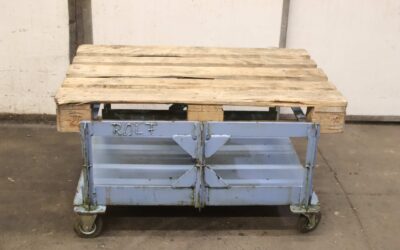 Palettenwagen Transportwagen von Edelstahl - 1090/950/H560 mm – Bild 5