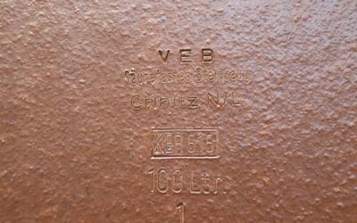 Keramikbehälter von VEB Crinitz N/L - 100 Ltr – Bild 4