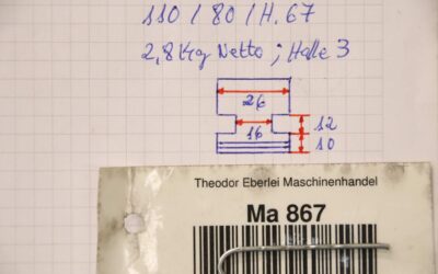 Wechselbacken von unbekannt - Breite 26 mm – Bild 7