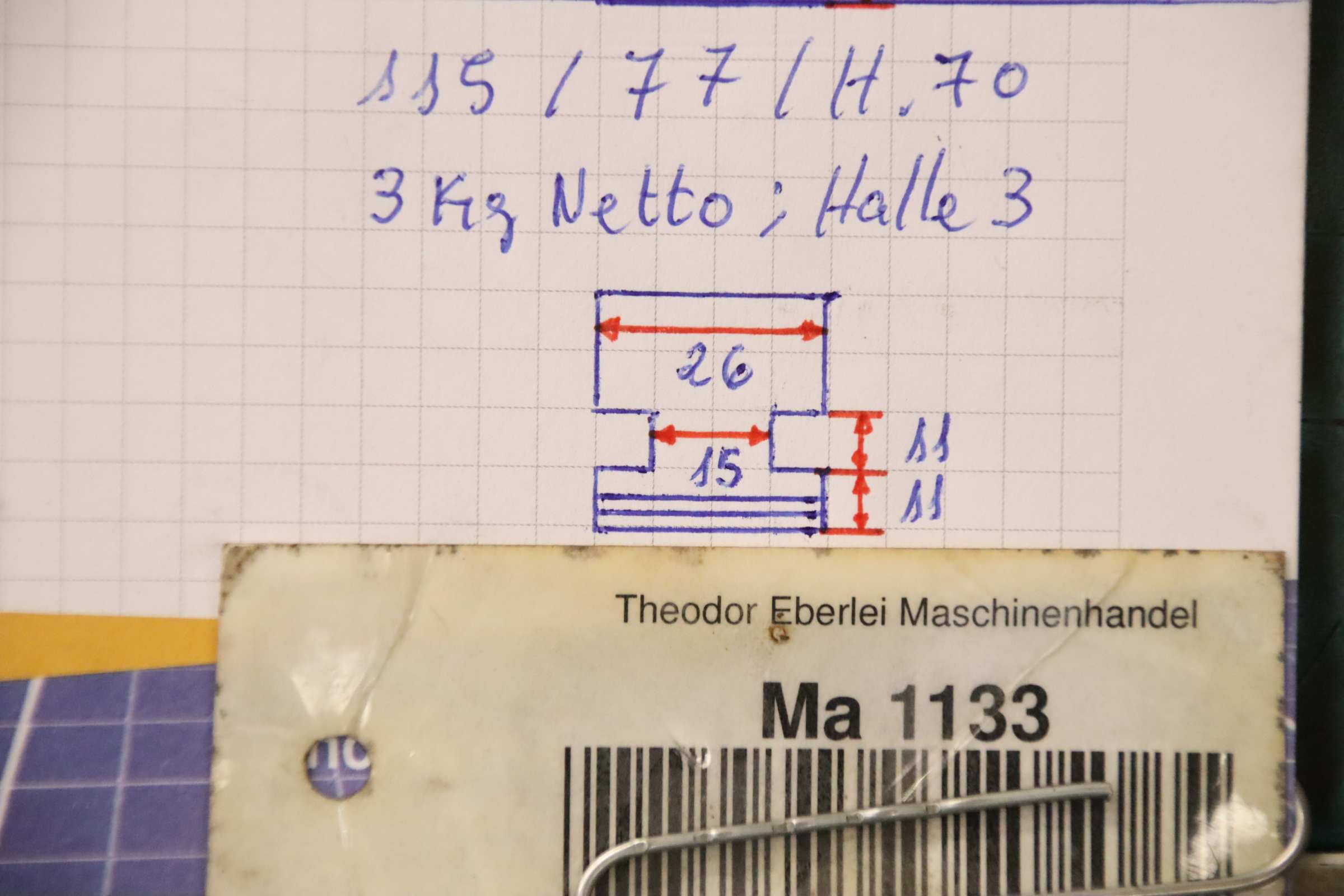 Wechselbacken von unbekannt - Breite 26 mm – Bild 7