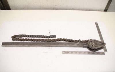 Rohrkettenschlüssel von unbekannt - No 3  Länge 800 mm – Bild 3