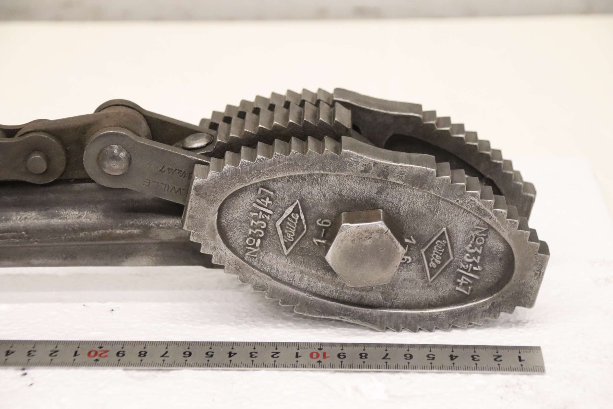 Rohrkettenschlüssel von Wille - No 33 1/2 /47 1-6 Länge 1210 mm – Bild 6