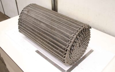 Förderbandgurt Gliedergurt Edelstahl von unbekannt - 600 x 6700 mm