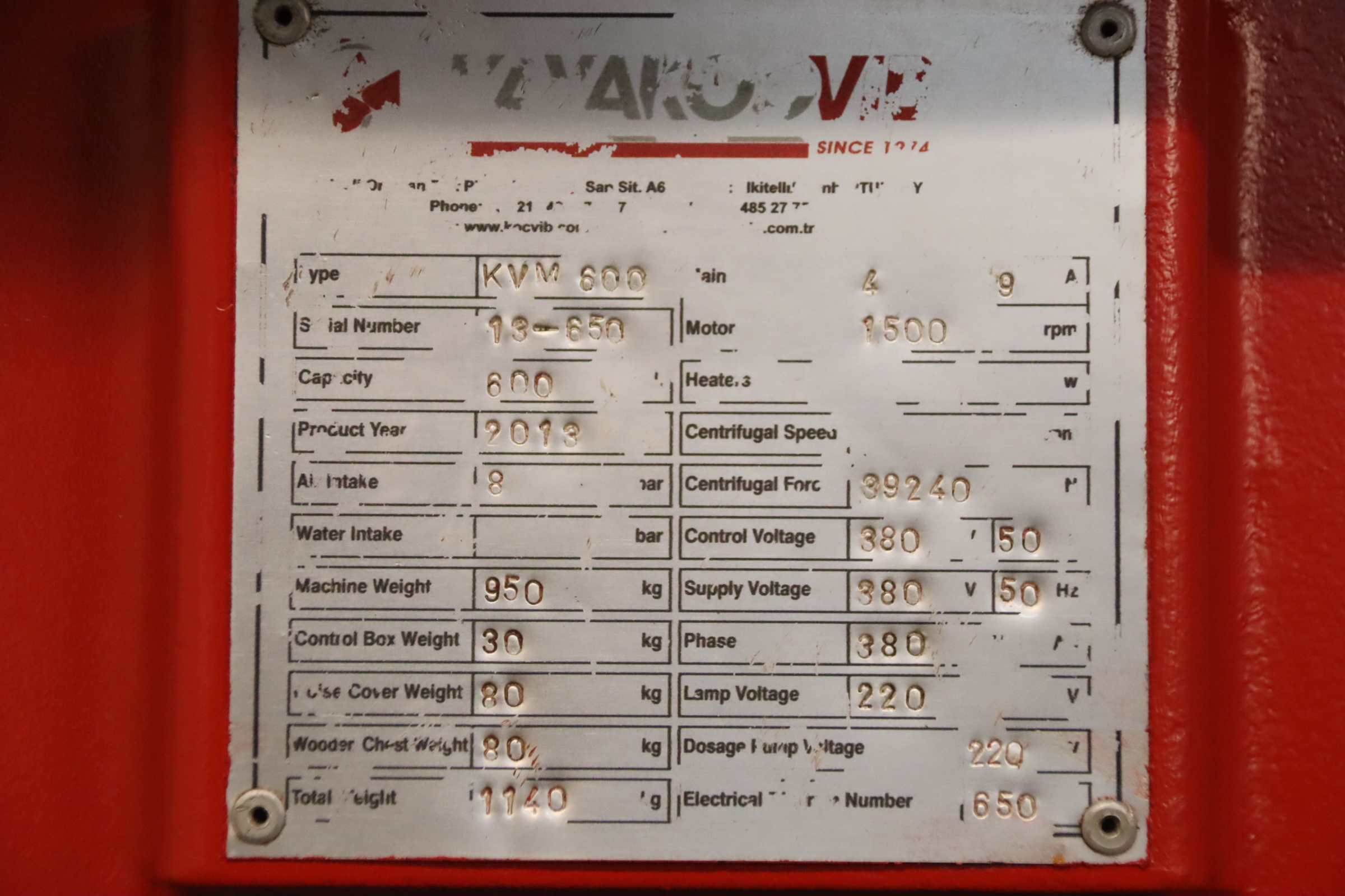 Rundvibrator von KAYAKOCVIB - KVM 600 – Bild 4