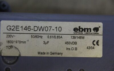 Absauggebläse 0,139 kW von ebm - G2E146-DW07-10 – Bild 4