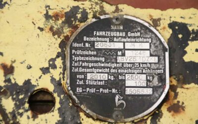 Anhänger Baumaschinenanhänger von unbekannt - 1-Achser – Bild 4