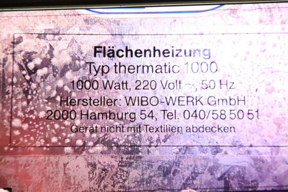 elektrische Heizung von Wibo - thermatic 1000 – Bild 7