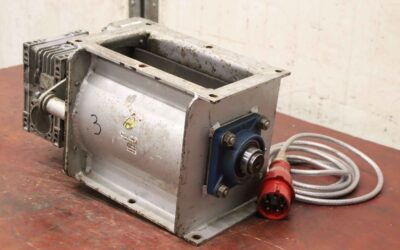 Zellenradschleuse 0,75 kW 49 U/min von unbekannt - 8 flügelig  mit Antrieb