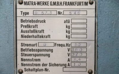Drehmaschine Flanschdrehmaschine von Matra** - D 57.3 – Bild 4