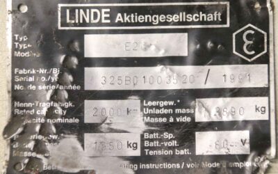 Staplermast von Linde - E20 2 to Triplexmast – Bild 9