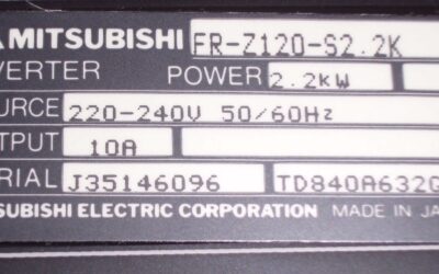 Frequenzumrichter 2,2 kW von Mitsubishi - Freqrol Z-120  FR-Z120-S2.2K – Bild 4