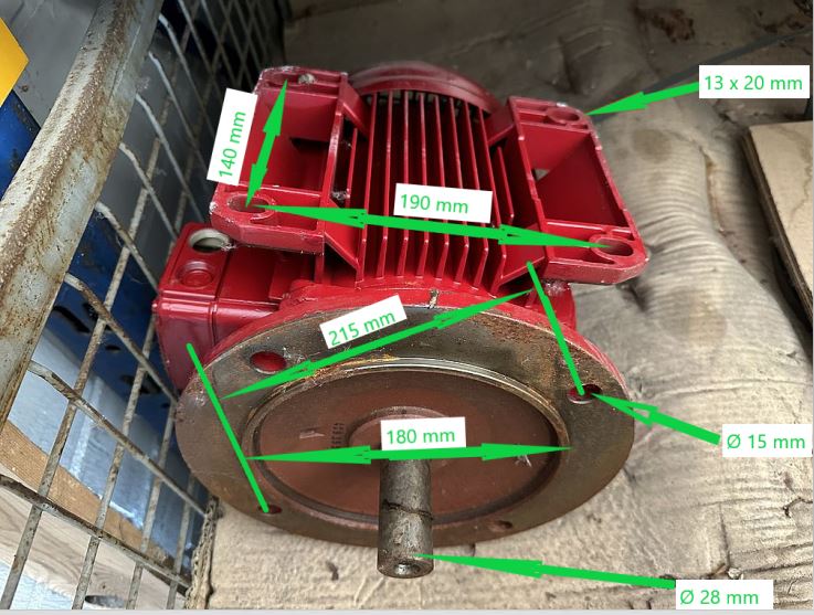 Elektromotor 5,5 kW 2840 U/min von AEG - AM112MR2 – Bild 6