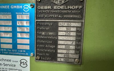 Hydraulikpresse 160 to von EDELHOFF - HZP 160 – Bild 4
