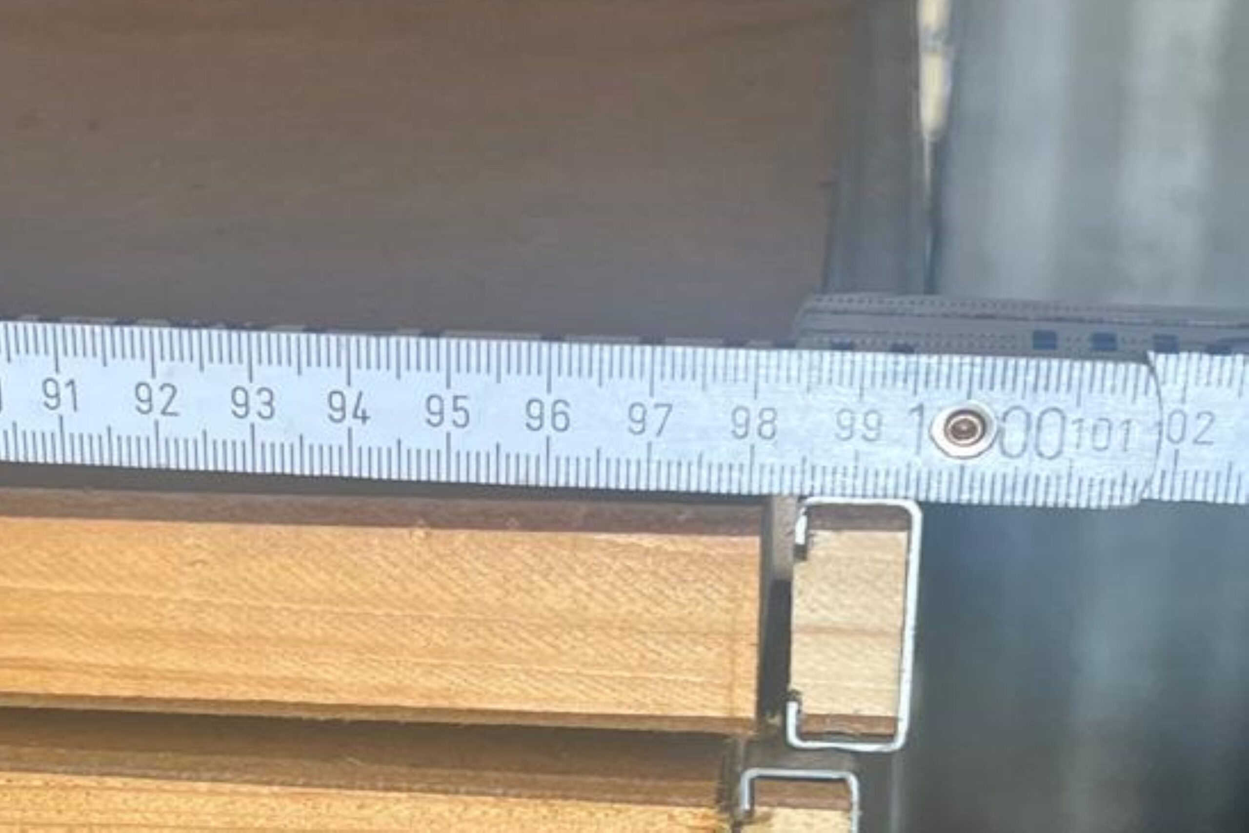 Holz-Regalböden 100 x 50/60 x 3 cm von unbekannt - 50/60 x 100 cm – Bild 6